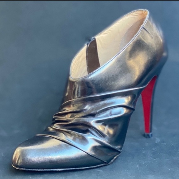 christian louboutin metallic shoes